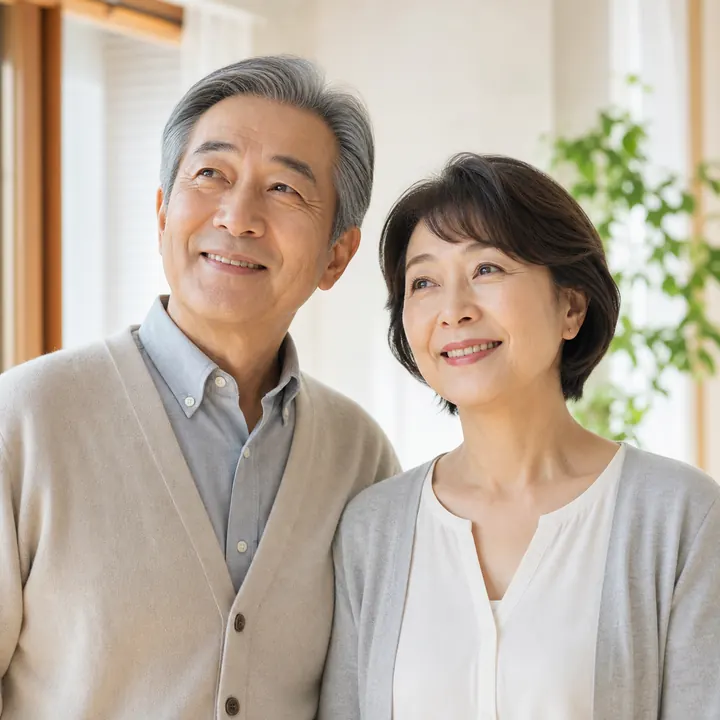 住み慣れた家で安心して暮らすシニア夫婦