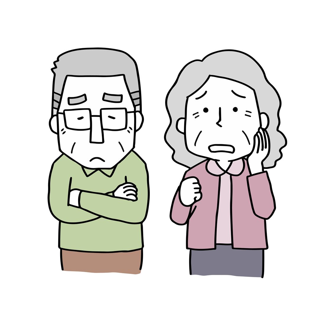 住宅ローンや老後資金について悩むご夫婦